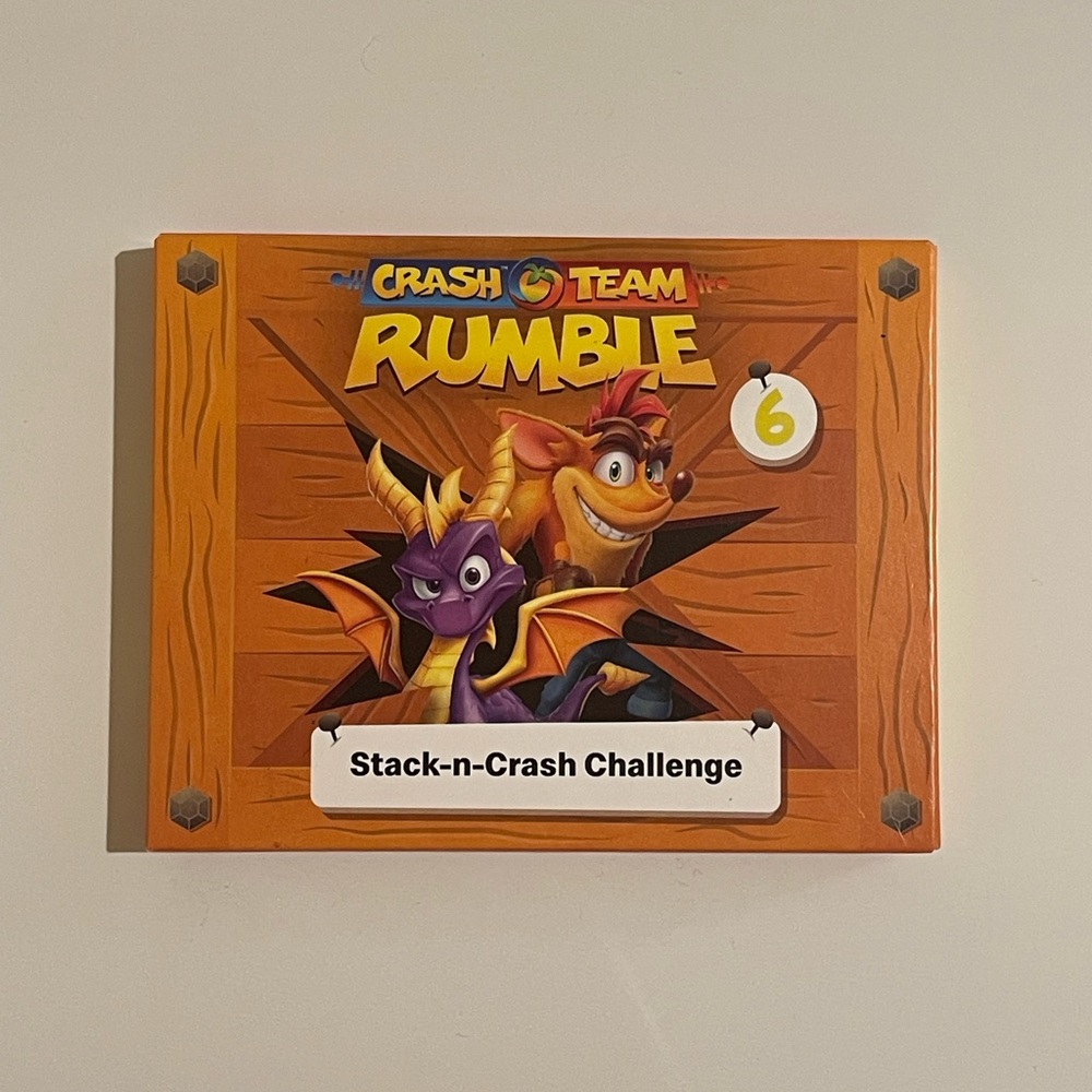2023 McDonald‘s Happy Meal Toy Crash Team Rumble Stack-n-Crash Challenge #6 New